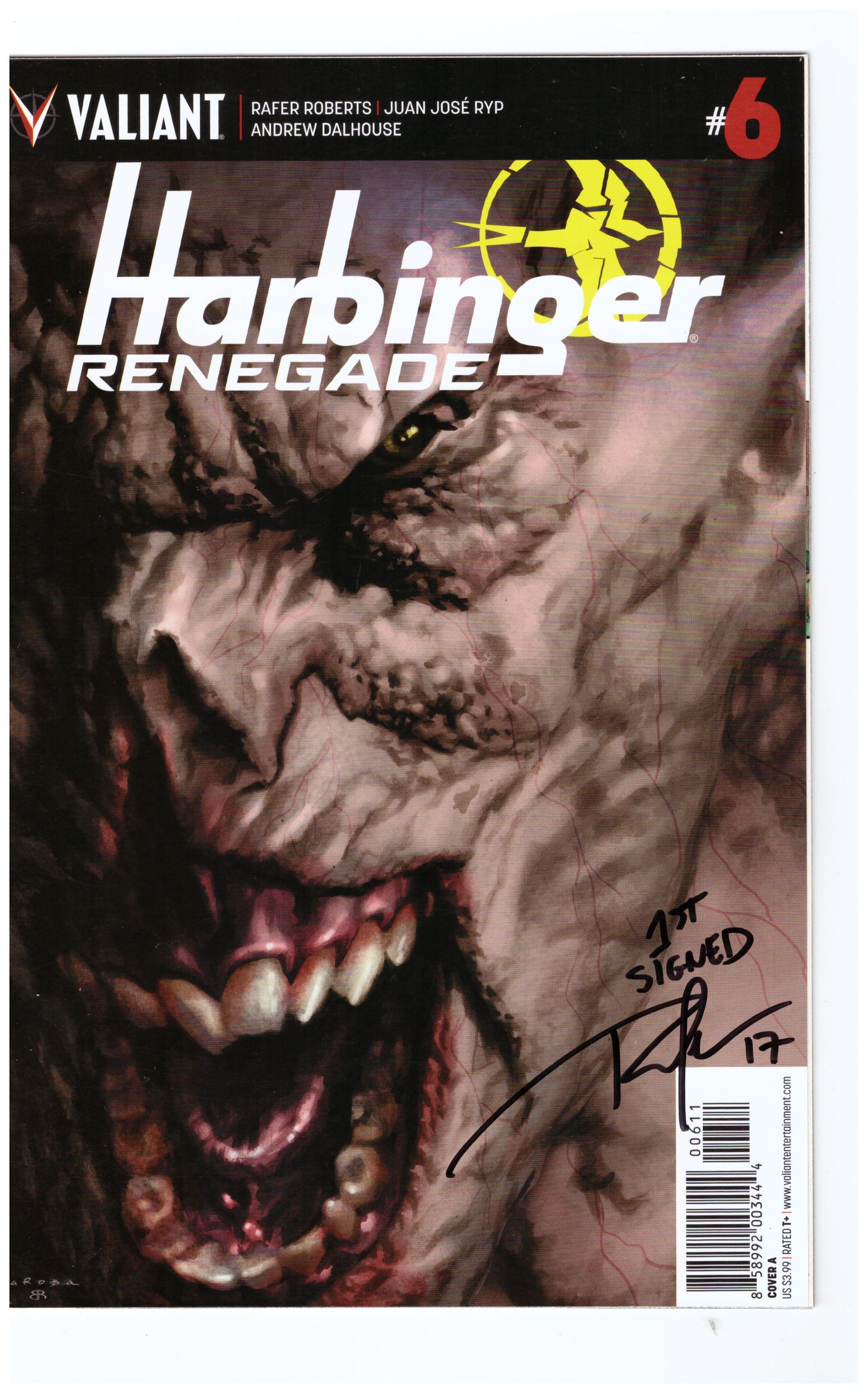 Harbinger Renegade # 6 signé