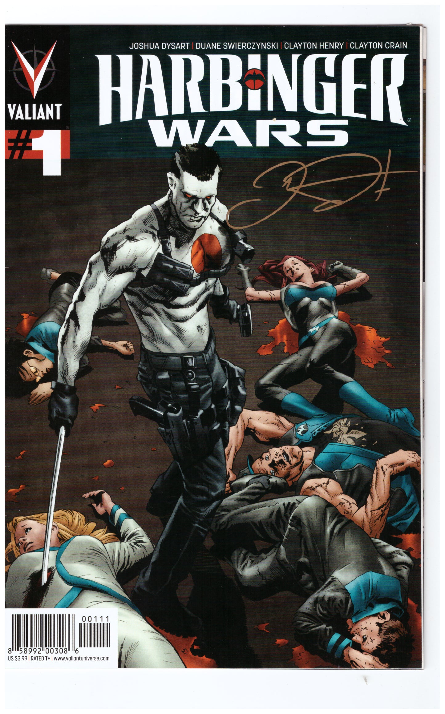 Harbinger Wars #1 Signed