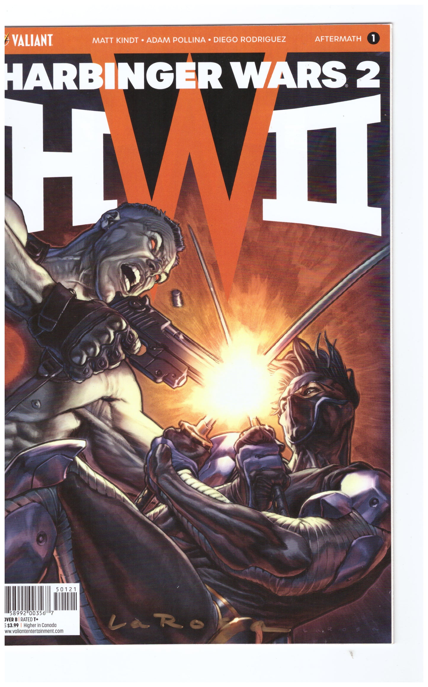 Harbinger Wars 2 Aftermath #1 signé