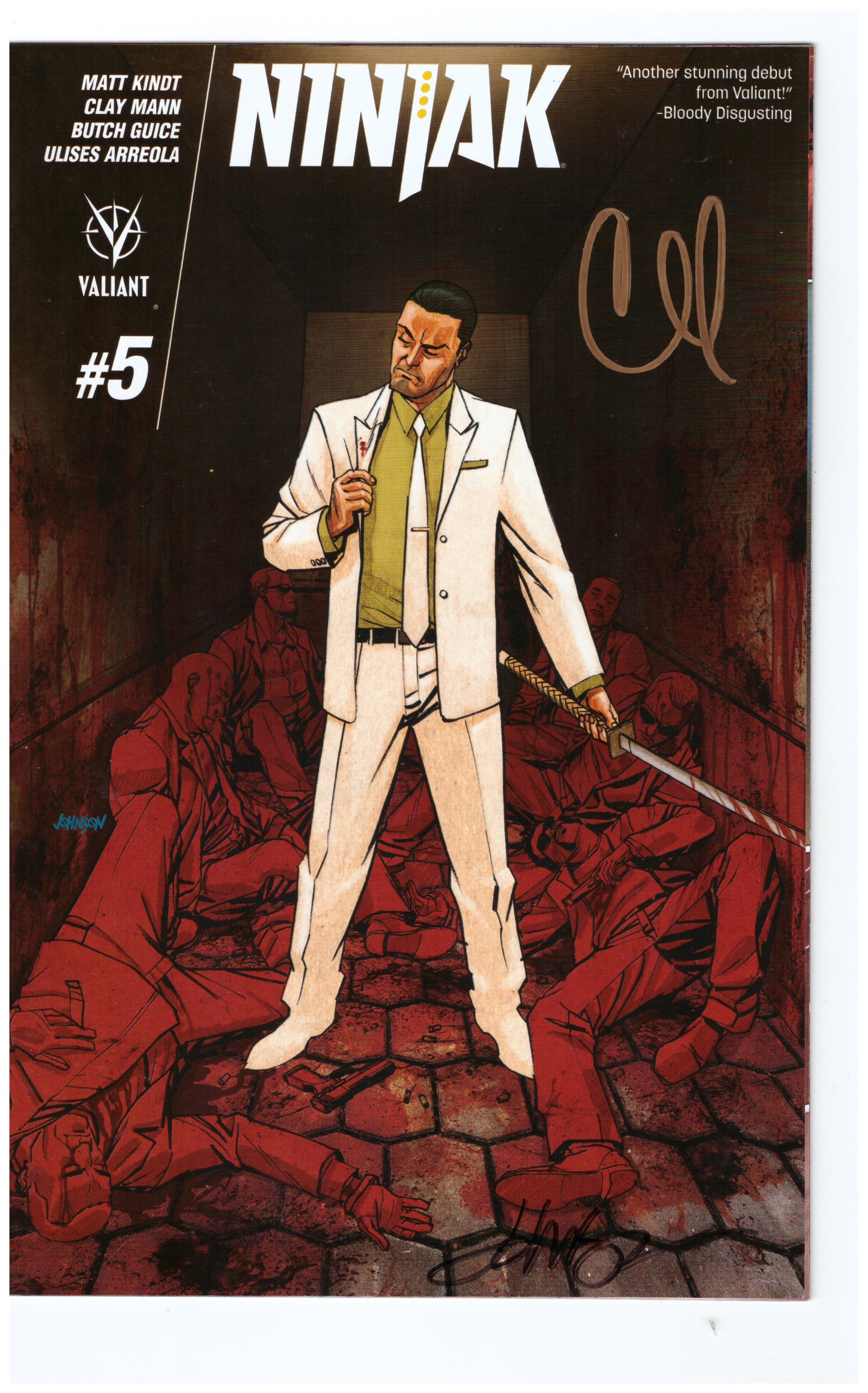 Ninjak (2015) #5 Signed