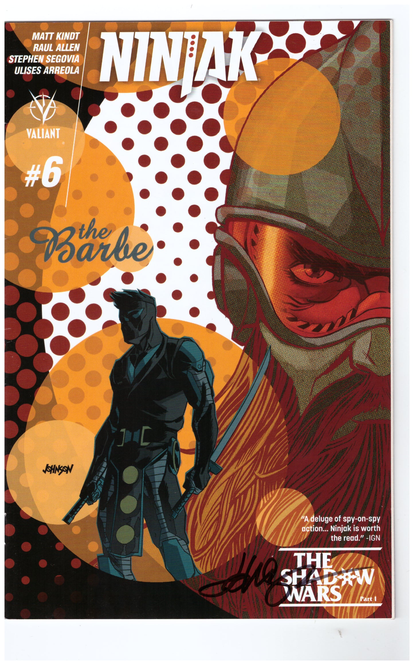 Ninjak (2015) #6 Signé