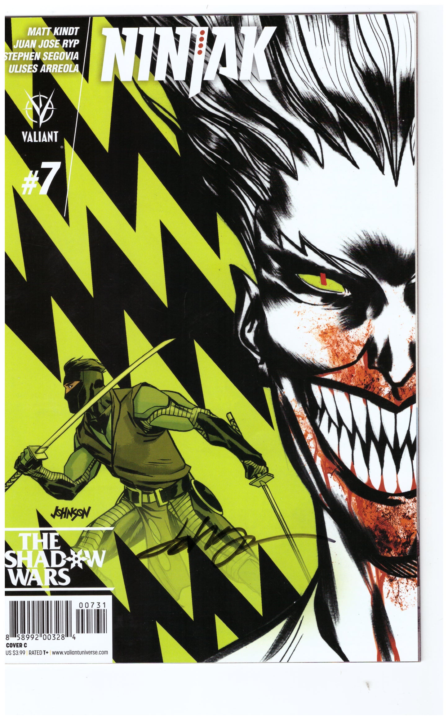 Ninjak (2015) #7 Signed