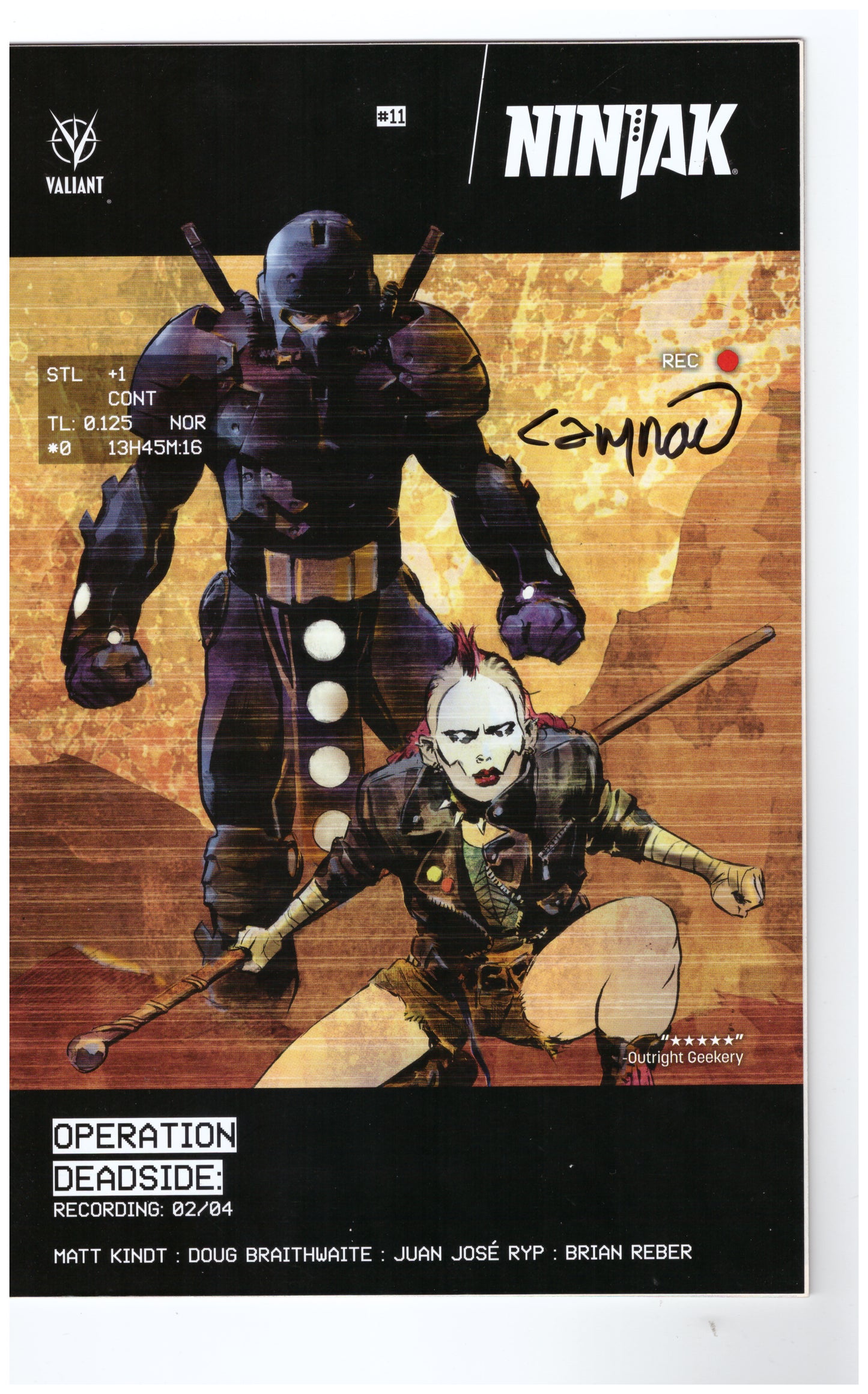 Ninjak (2015) #11 signé