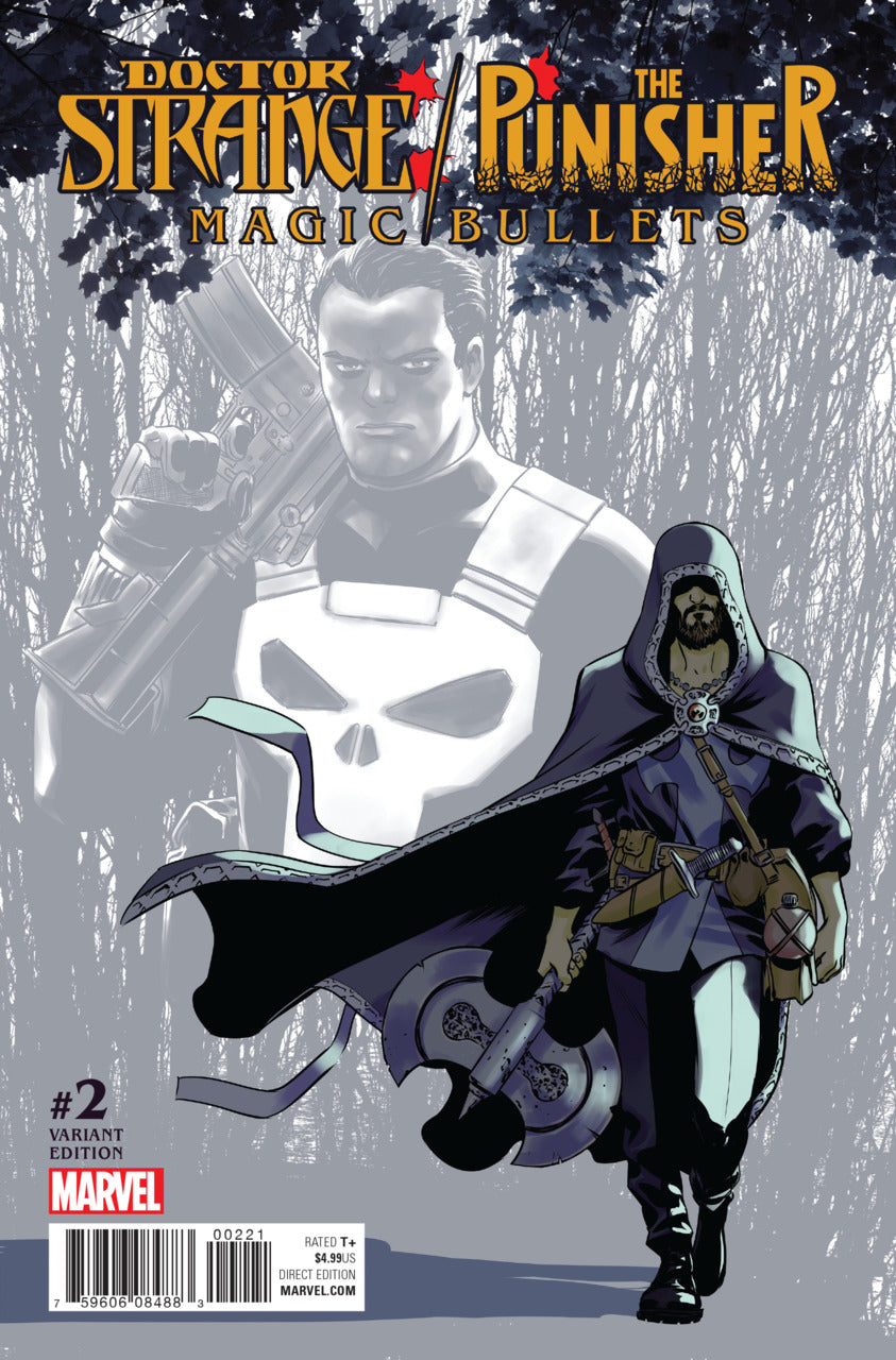 Couverture Doctor Strange Punisher Magic Bullets #2 B