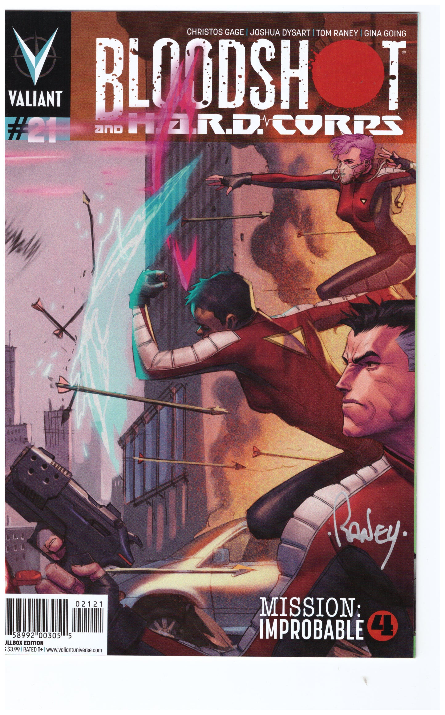 Bloodshot (2012) #21 Signed