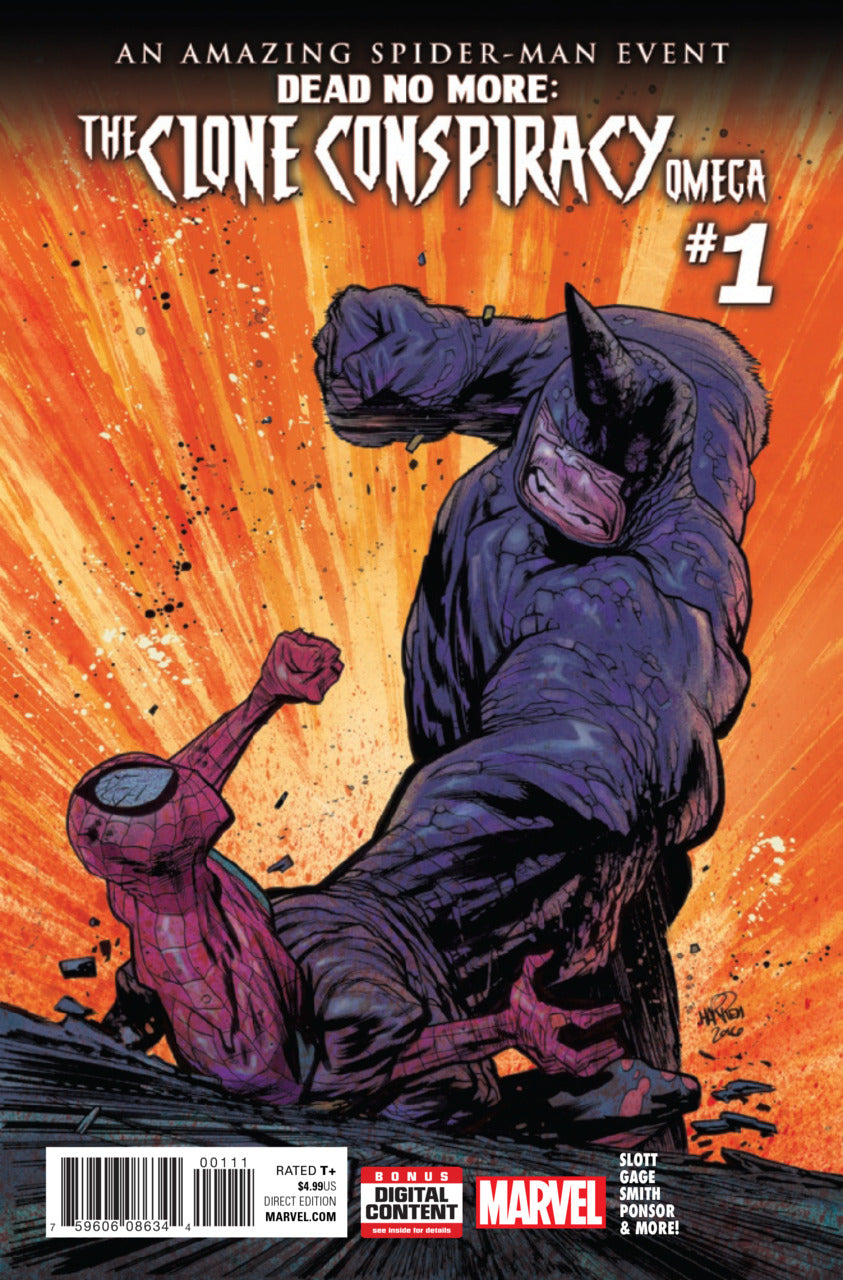 Amazing Spider-Man Dead no More Clone Conspiracy Omega #1 Variant