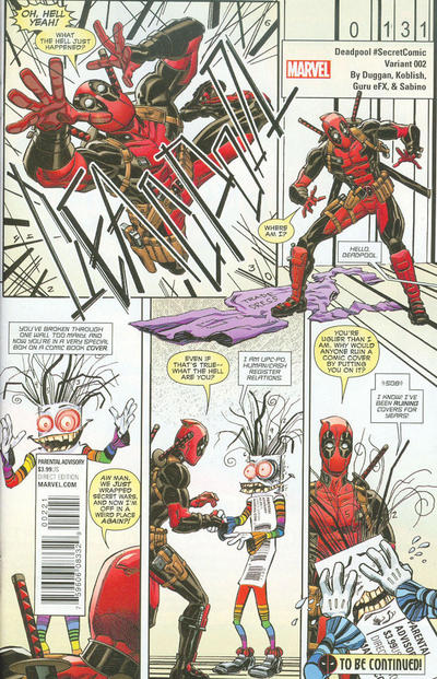 Deadpool (2016) #2 Secret Variant