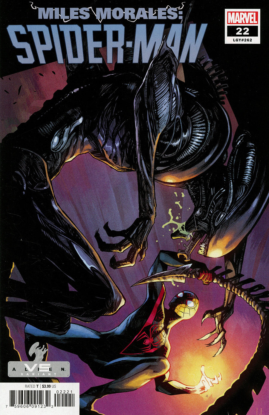 Miles Morales Spider-Man (2019) #22 - Alien Variant