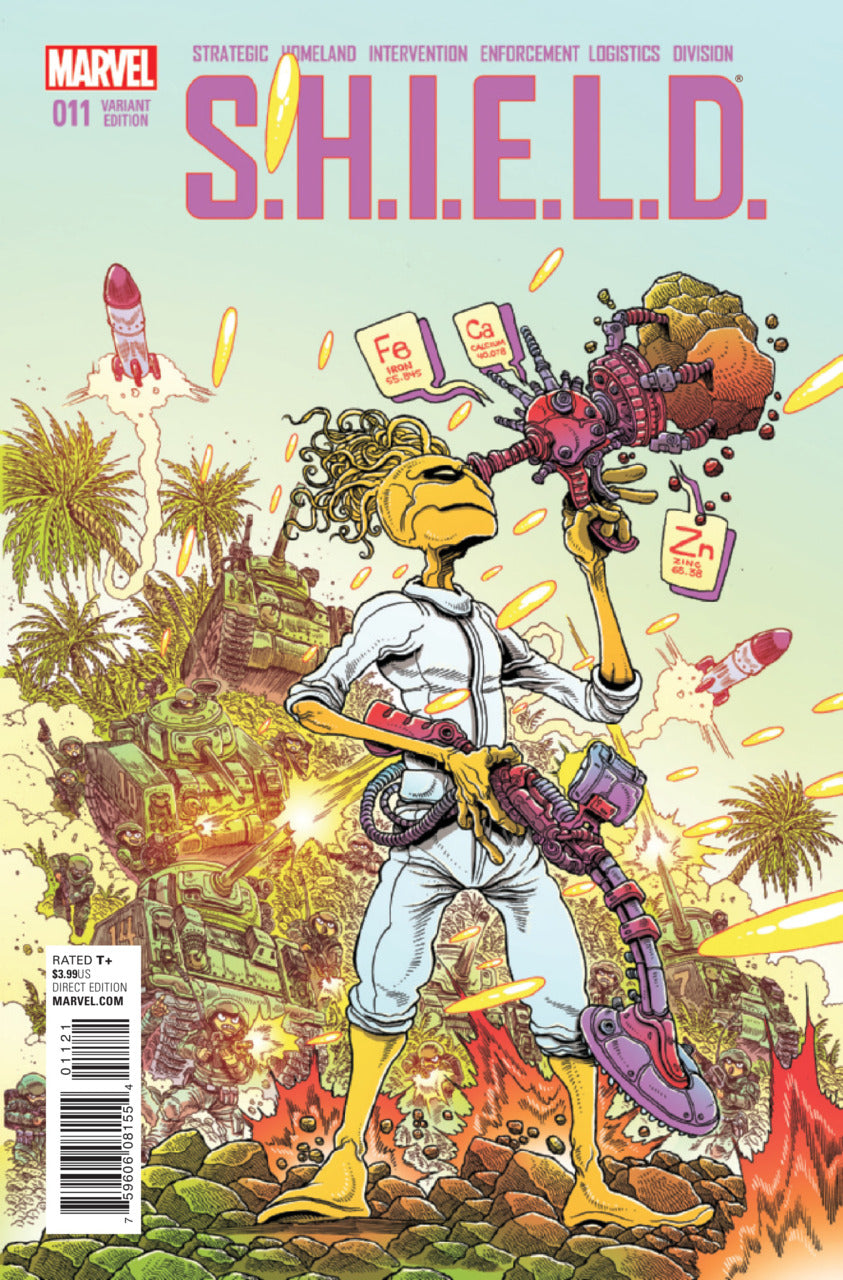 SHIELD #11 Kirby Monster Variant