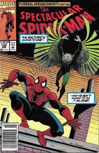 Spectacular Spider-Man (1976) #186 Newsstand