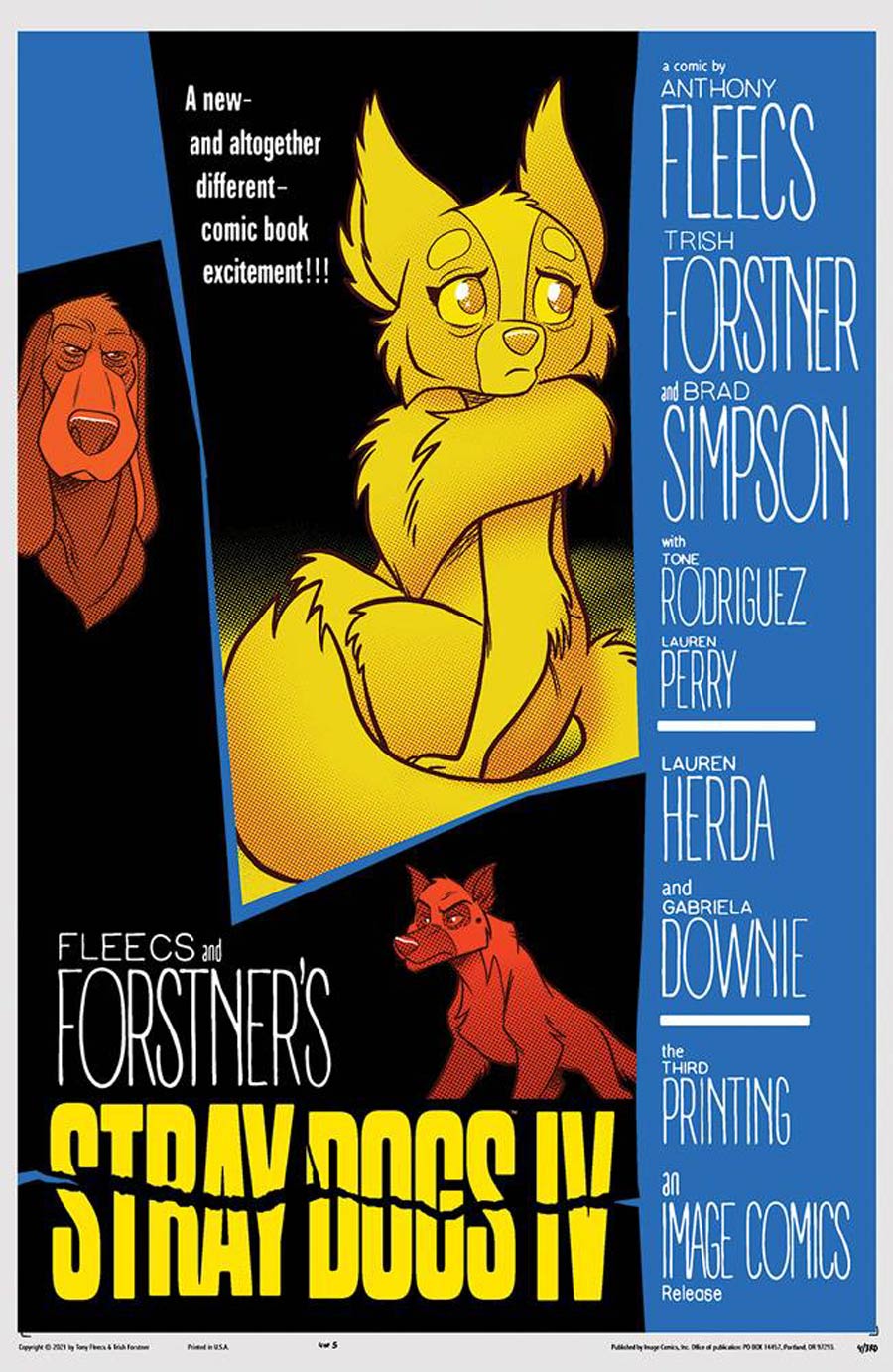 Stray Dogs #4 3rd Print