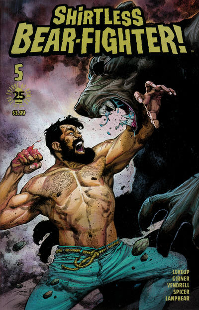 Ensemble de 5 chasseurs d'ours torse nu