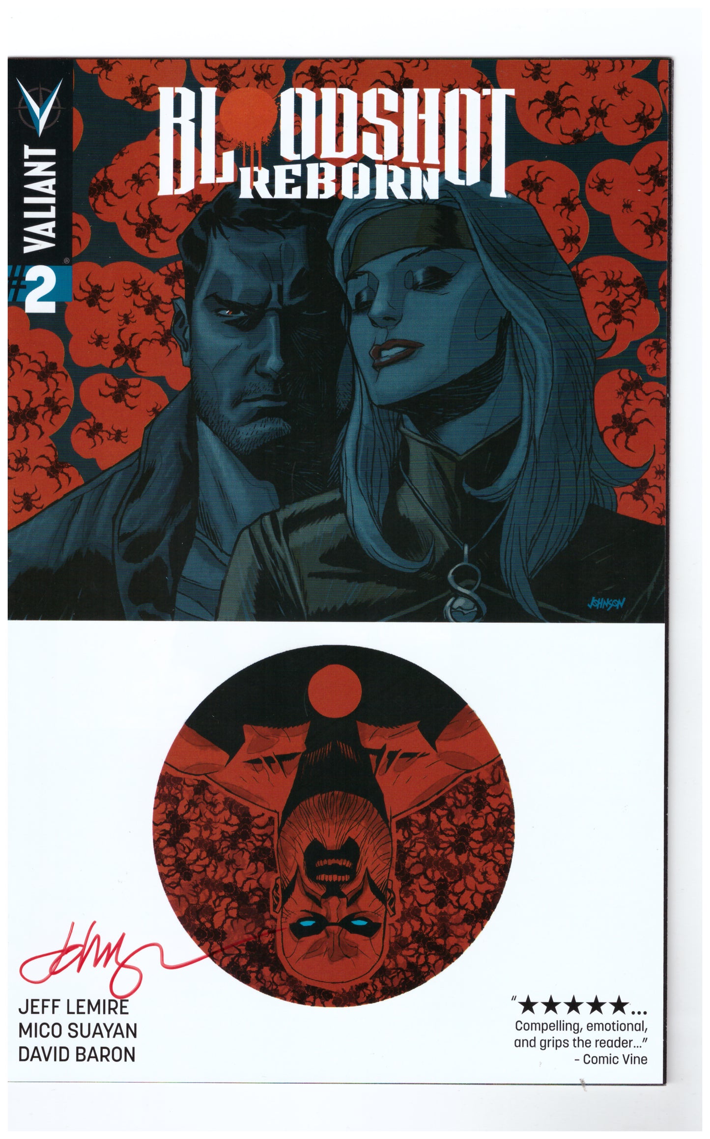 Bloodshot Reborn #2 Variante Signée