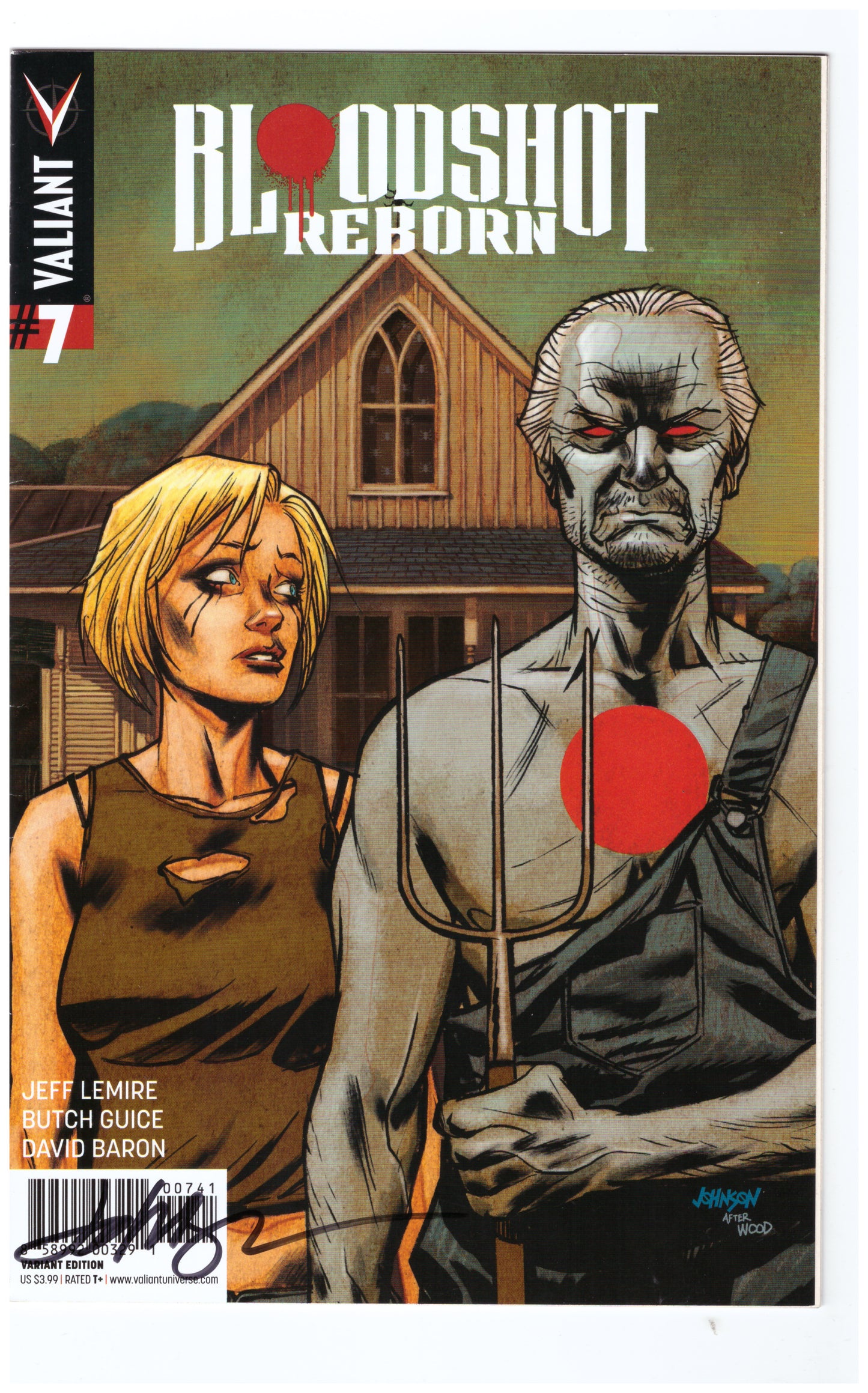Bloodshot Reborn #7 Signed