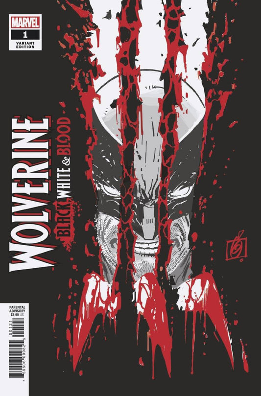 Wolverine: Black White and Blood #1 - Garney Variant
