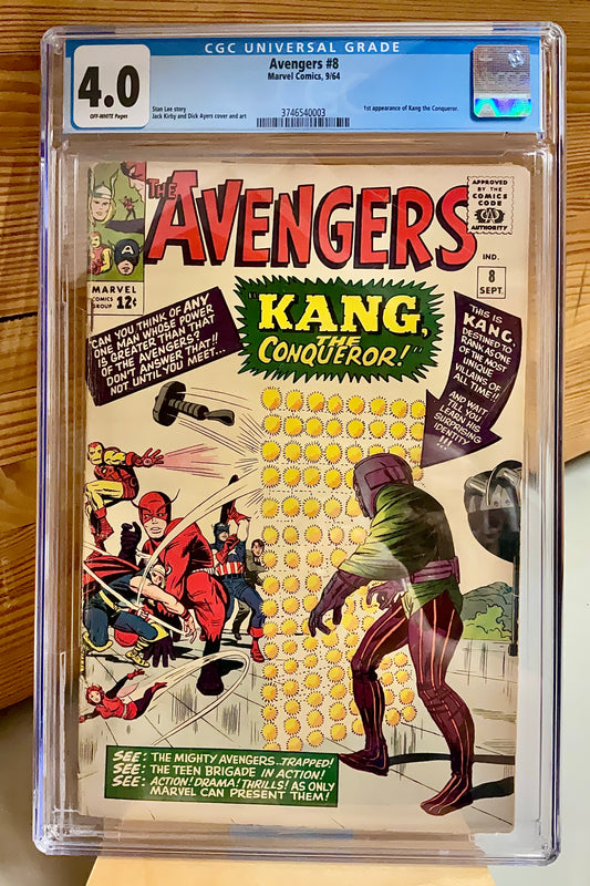 Avengers #8 (1964) CGC 4.0 Universal Grade - 1st Kang the Conqueror