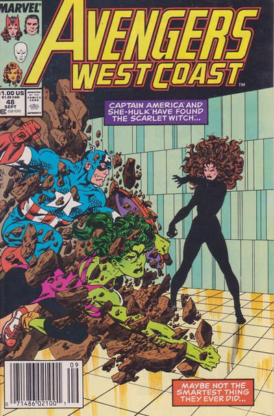 Avengers West Coast (1989) #48 - Newsstand