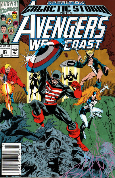 Avengers West Coast (1989) #81 - Newsstand