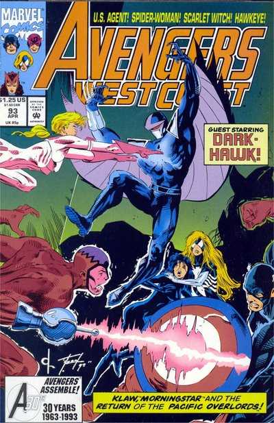 Avengers West Coast (1989) #93