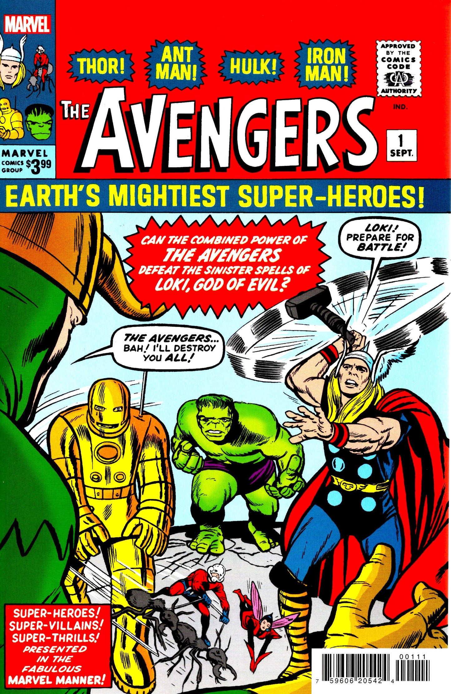 The Avengers #1 (1963) Facsimile Variant
