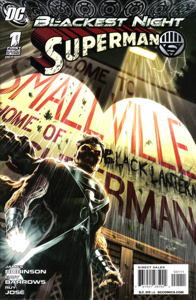 Blackest Night: Superman - Complete 3 Issue Set