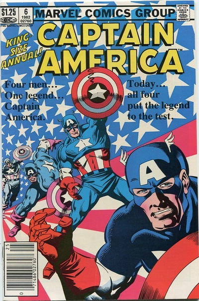 Captain America (1971) Annual #6 - Newsstand