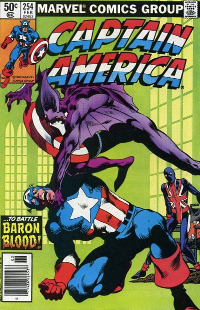 Captain America (1968) #254 - Newsstand Edition