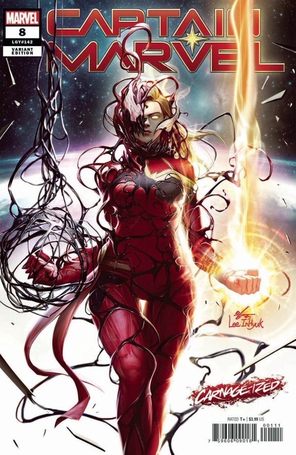 Captain Marvel (2019) #8 - InHyuk Lee Variant