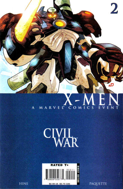 Civil War: X-Men - Complete 4 Issue Set