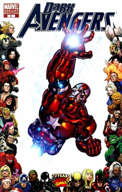 Dark Avengers (2009) #8 - Marvel 70th Anniversary Cover