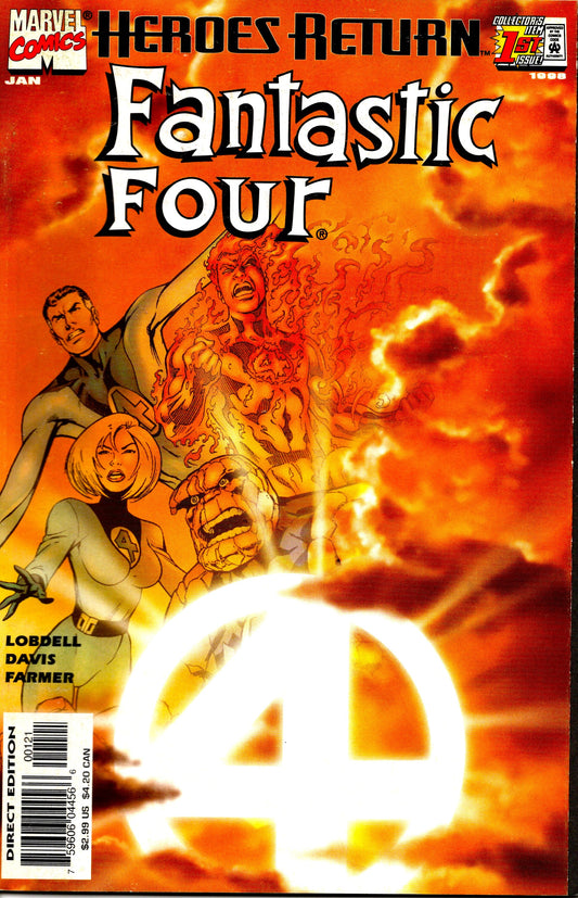 Fantastic Four #1 (1998)-Sunburst Variant