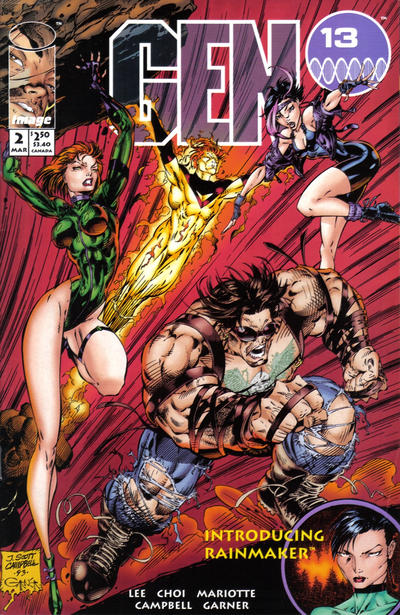 Gen 13 (1994) - Complete 5 Issue Set + Issue #0