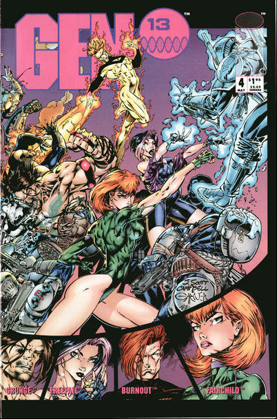 Gen 13 (1994) - Complete 5 Issue Set + Issue #0