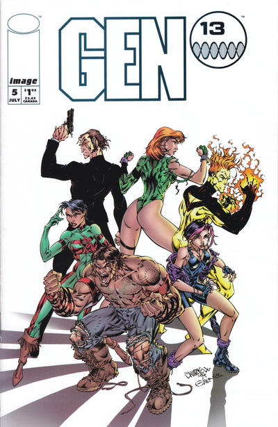 Gen 13 (1994) - Complete 5 Issue Set + Issue #0
