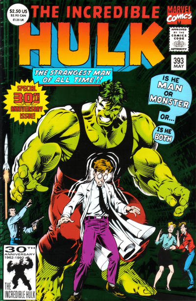 Incredible Hulk (1968) #393 - Green Foil Variant