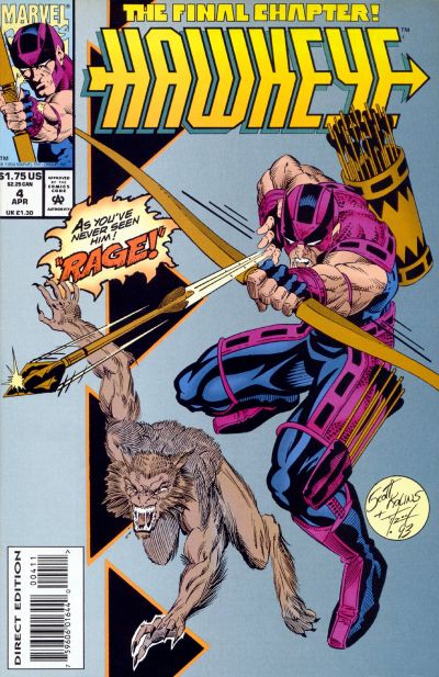 Hawkeye (1994) #1-4 - Complete 4 Issue Set
