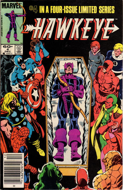 Hawkeye (1983) #1-4 - Complete 4 Issue Set (Newsstand)