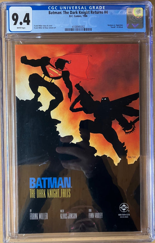 Batman the Dark Knight Returns #4 - CGC 9.4