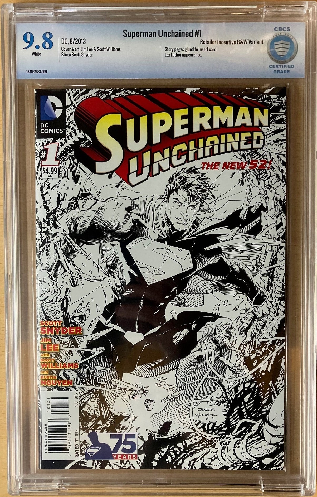 Superman Unchained #1  - CBCS 9.8