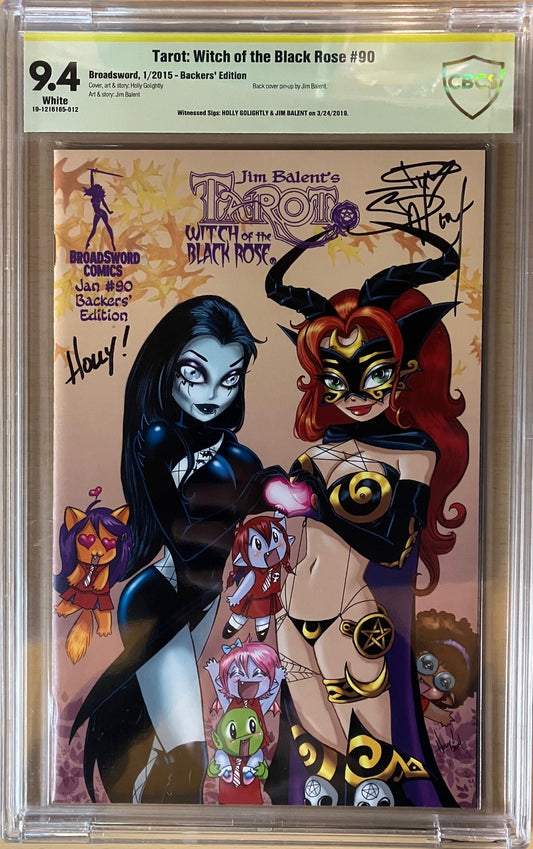 Tarot: Witch of the Black Rose #90 - Backer's Edition - CBCS 9.4 Witnessed Signatures