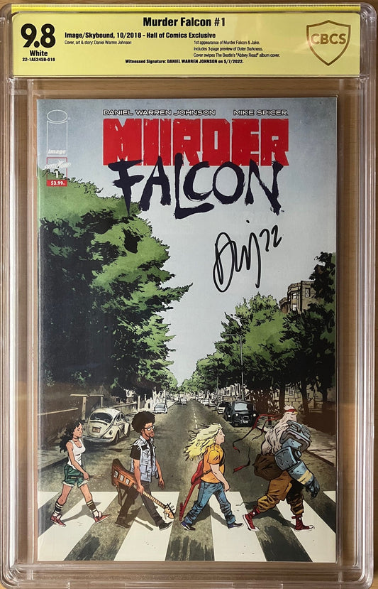 Murder Falcon #1 - CBCS 9.8 Witnessed Signature