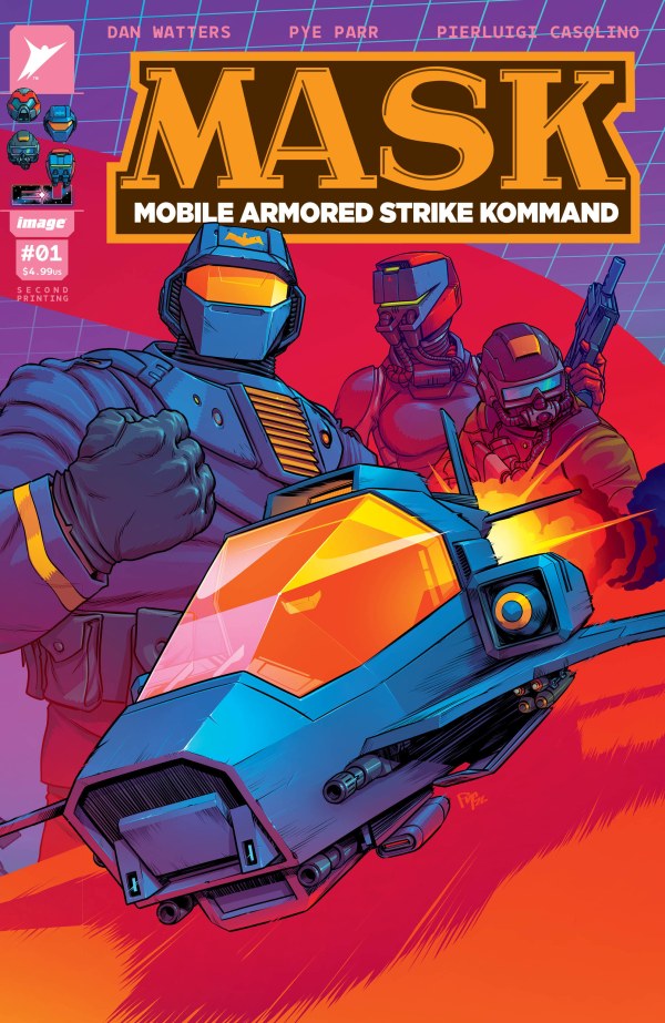 M.A.S.K. #1 - Second Print