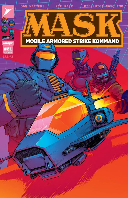 M.A.S.K. #1 - Second Print