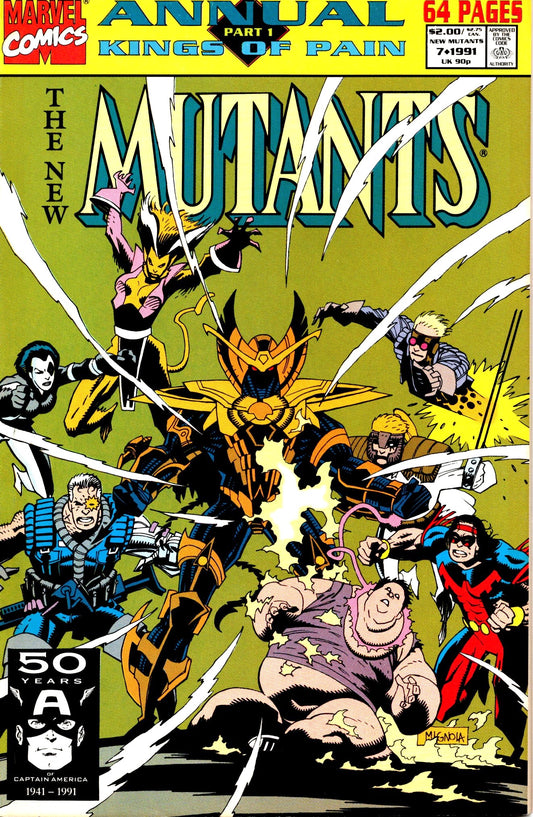 New Mutants (1983) Annuel #7 - Kiosque à journaux