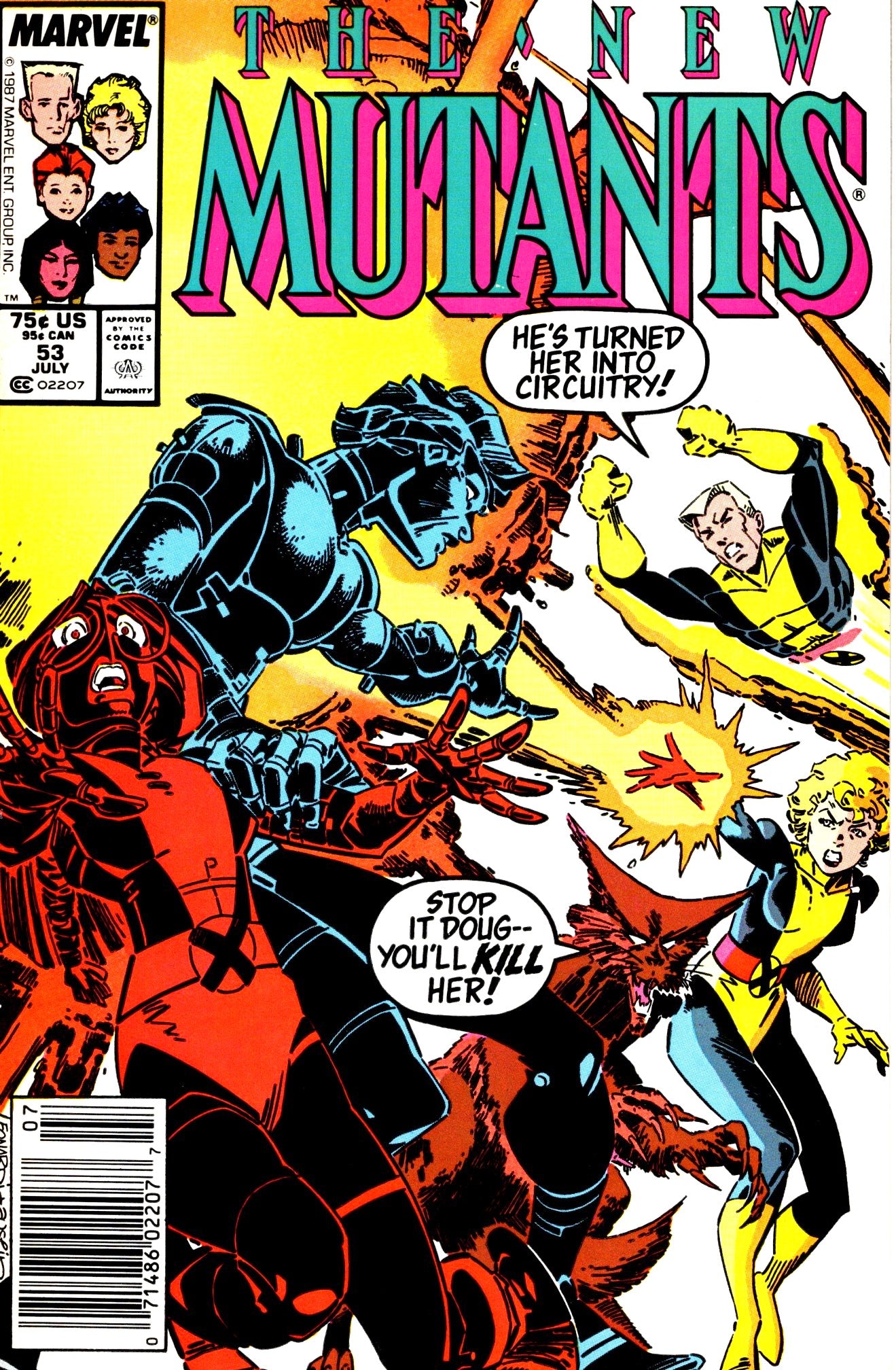 New Mutants #53 (1983) - Newsstand