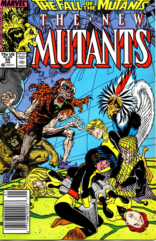 New Mutants #59 (1983) - Newsstand