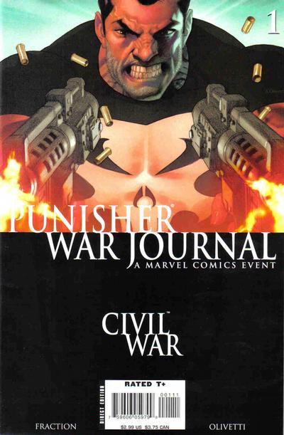 Punisher War Journal (2007) # 1 Variante noir et blanc