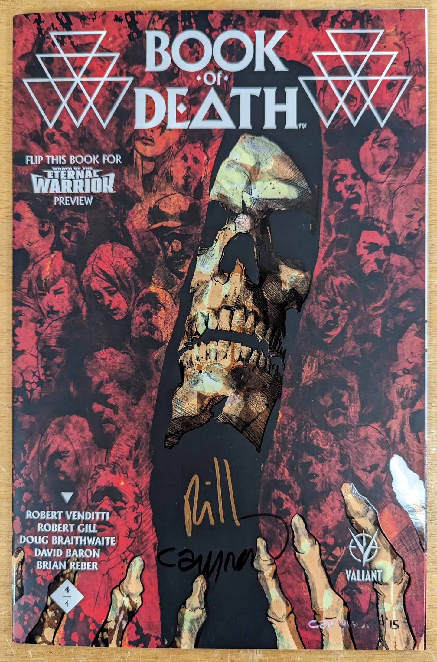 Book of Death 4x Set - Mixed Covers Double Signed