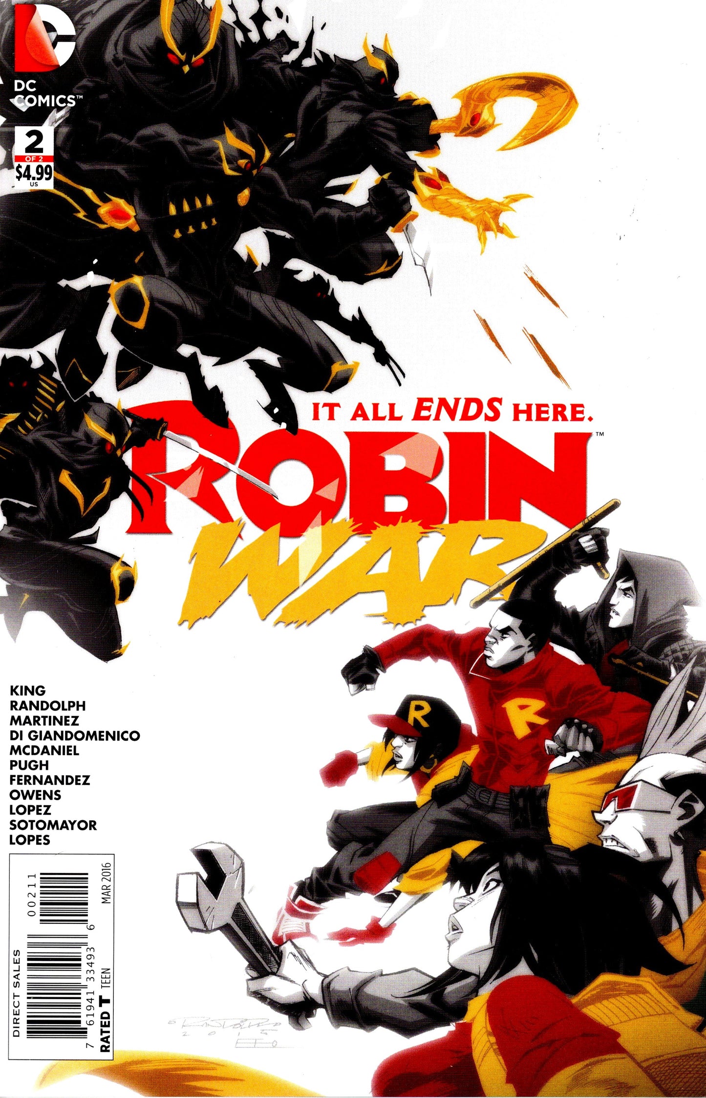 Robin War #1 & #2 (2016) Complete 2x Issue Set