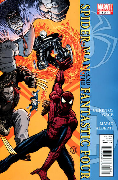 Spider-Man / Fantastic Four (2010) - Complete 4 Issue Set
